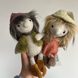 Jellycat Forest Forager Acorn&Clover NWT